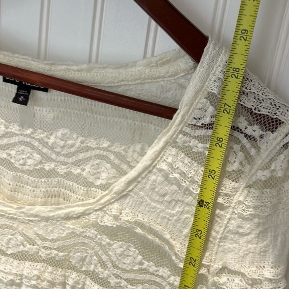 Express Burnout Lace Top - Picture 6 of 7